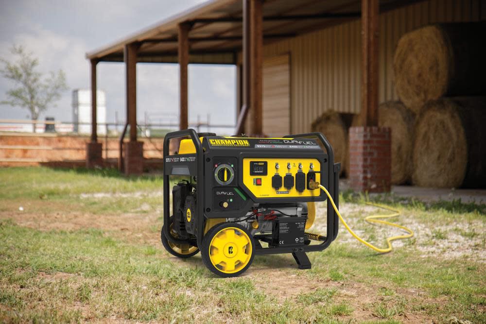 7500 Watt Dual Fuel Portable Generator with Electric Start 100891