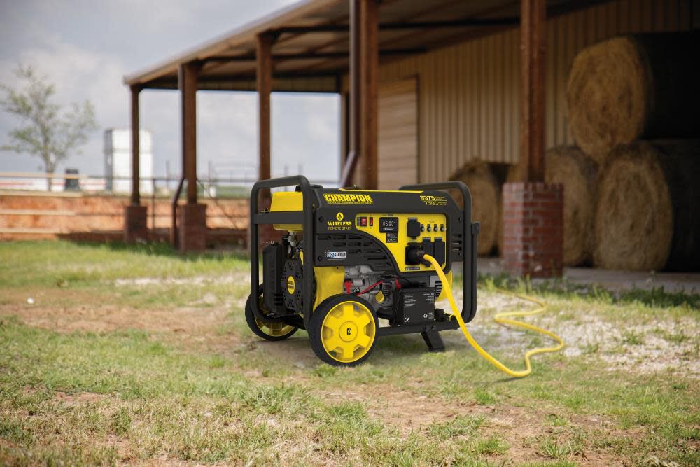 7500-Watt Portable Generator with Wireless Remote Start with CO Shield 201182