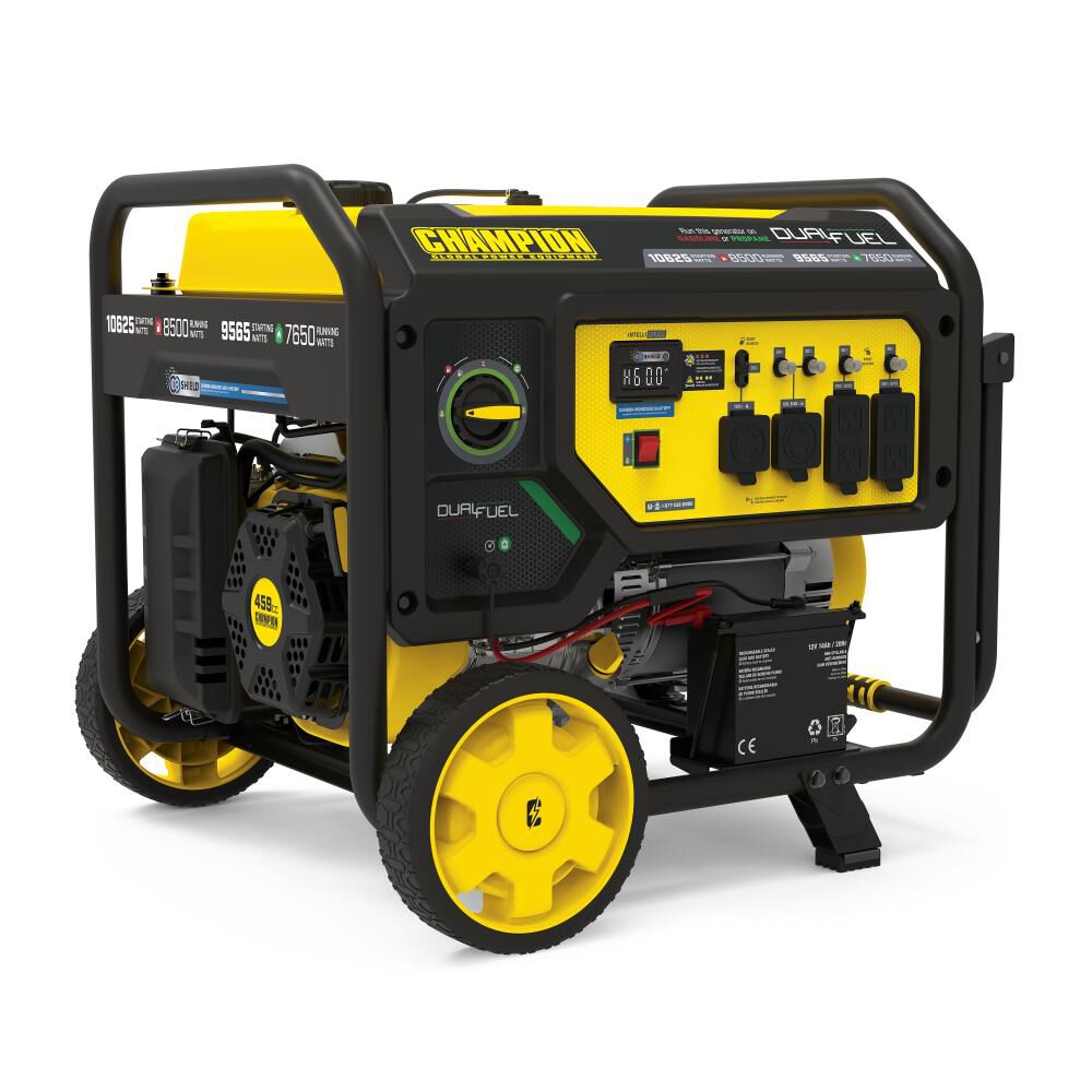 8500 Watt Dual Fuel Portable Generator with CO Shield 201083