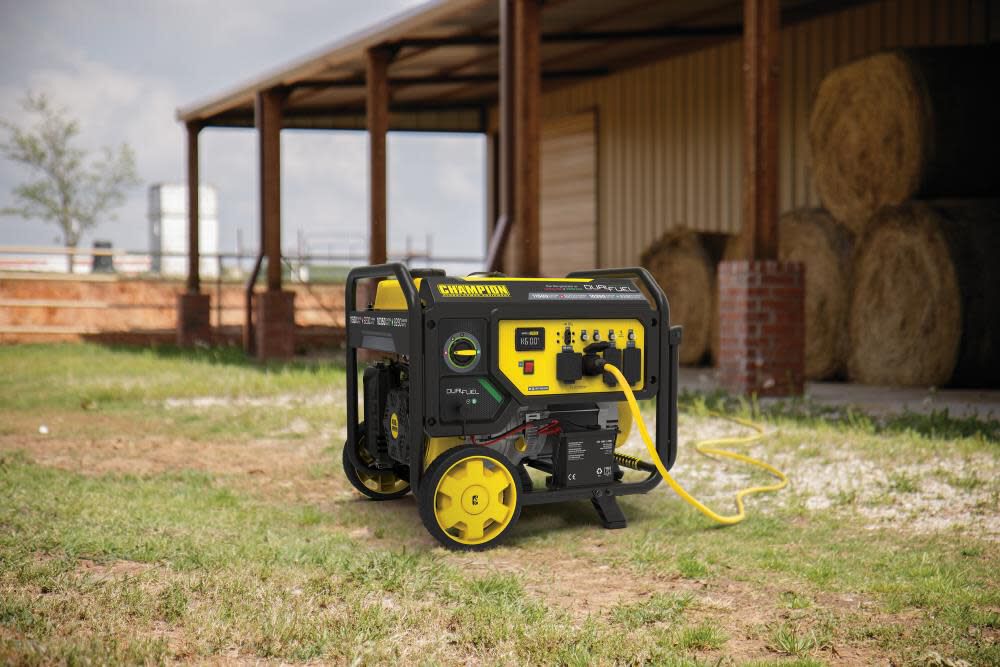 9200 Watt Dual Fuel Portable Generator with Electric Start 201194