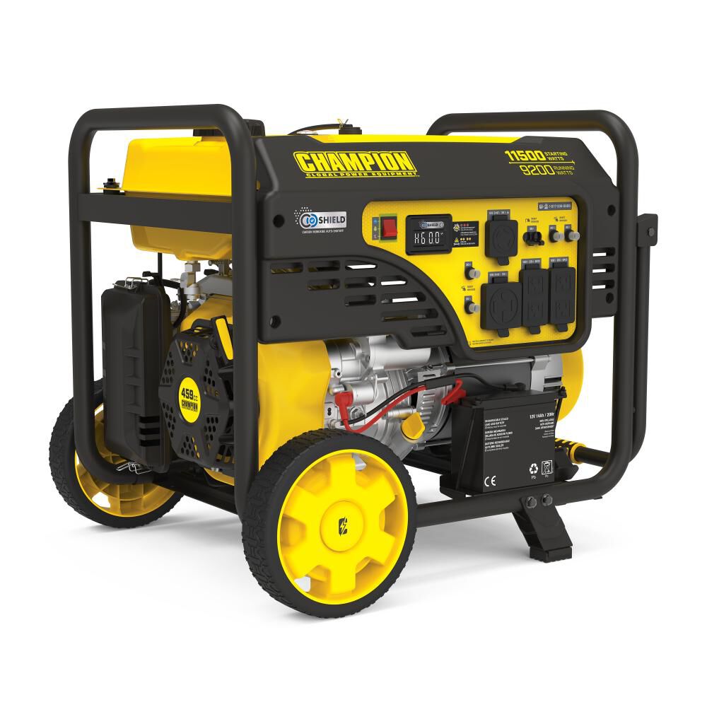 9200 Watt Electric Start Portable Generator with CO Shield 201110