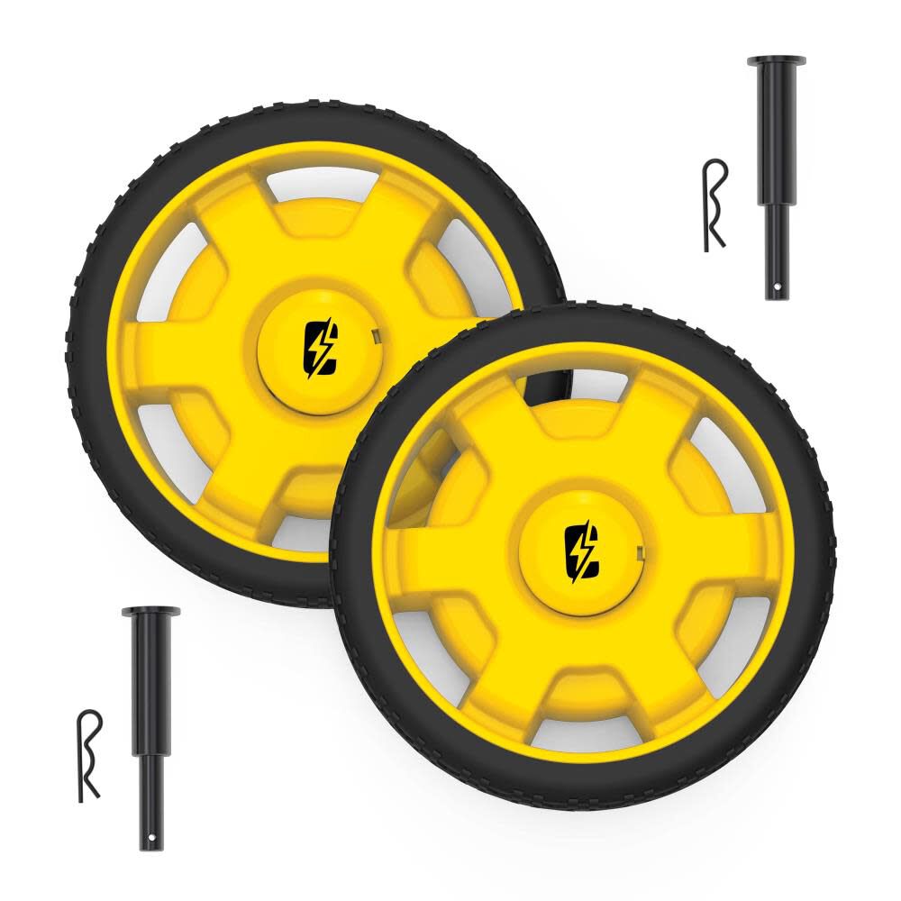 Generator Wheel Kit with Axle Folding Handle and Never-Flat Tires 2800-4750 Watt 40065