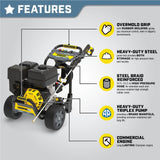 Pro 4200-PSI 4.0-GPM Commercial Duty Low Profile Gas Pressure Washer 100790