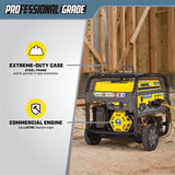 PRO Generator 6500 Watt Professional Grade Portable with CO Shield & Electric Start 100430