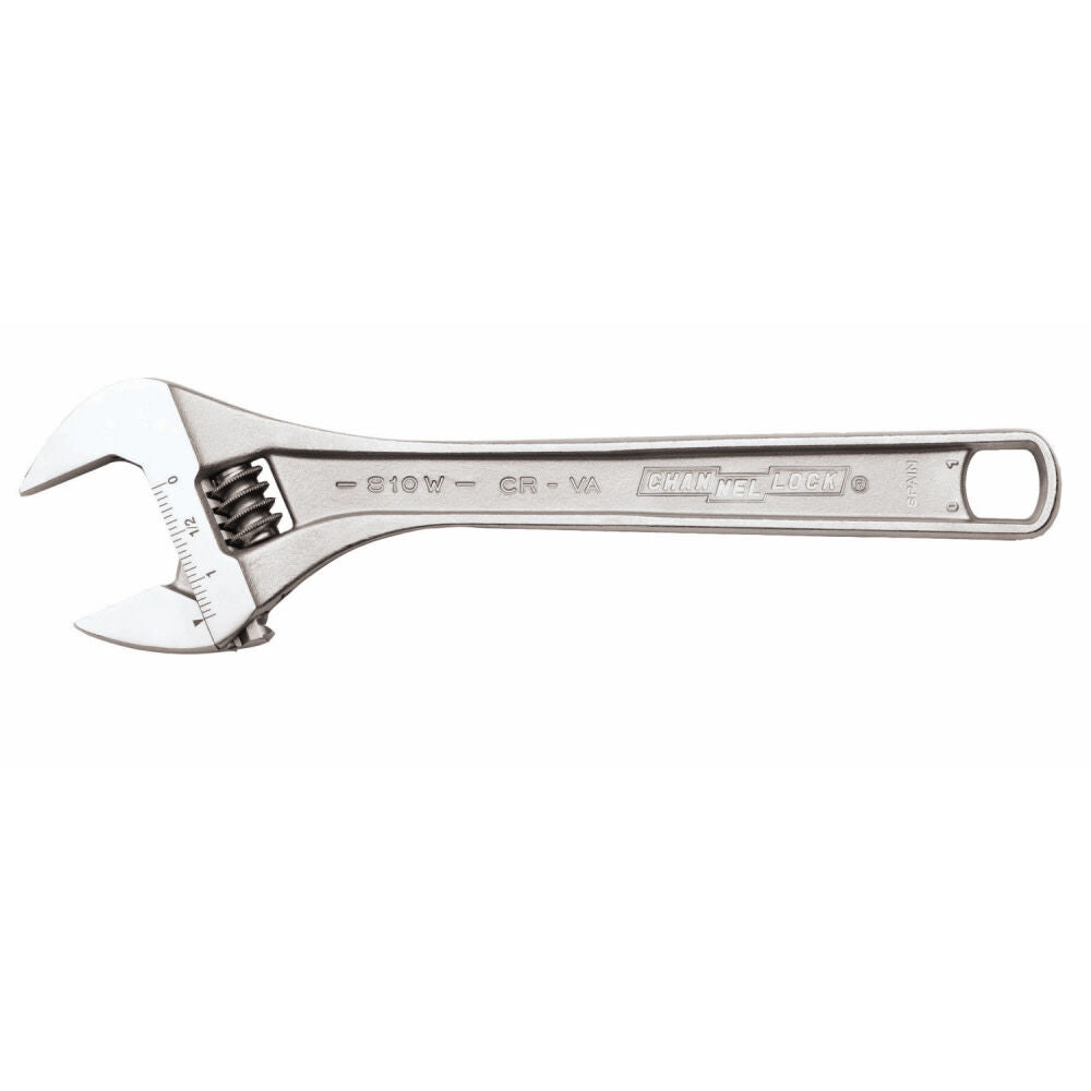 15 In. Adjustable Wrench Chrome Finish 815
