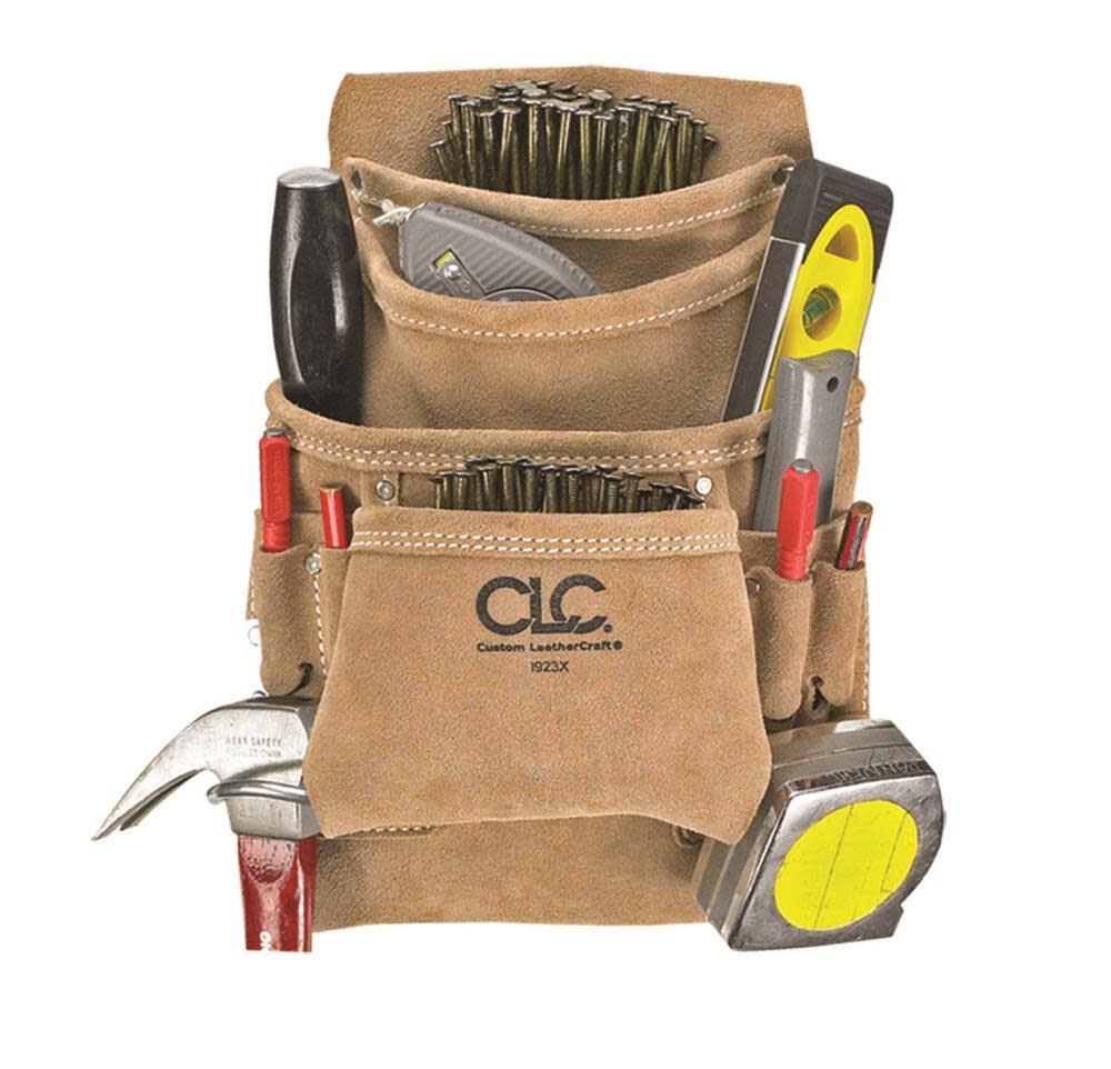 10 Pocket Carpenter's Nail & Tool Bag I923X