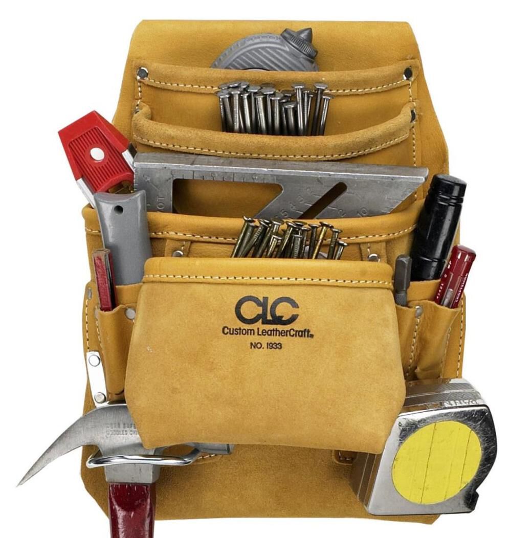 10 Pocket Carpenter's Nail & Tool Bag I933