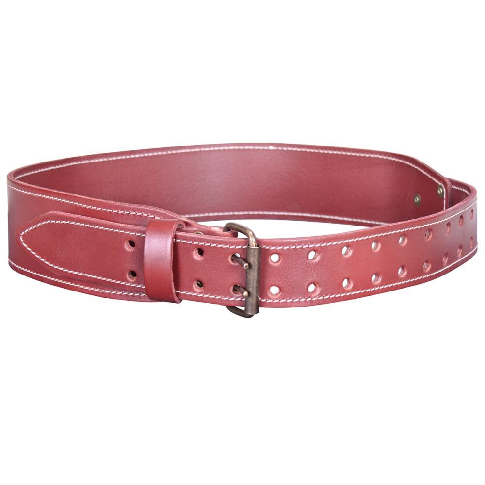 3in Tapered Heavy Duty Leather Work Belt - Fits waist sizes 29in - 42in 21962