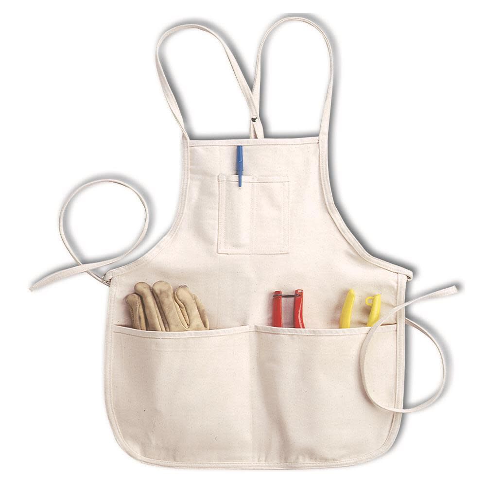 4 Pocket Loop Neck Bib Apron C11