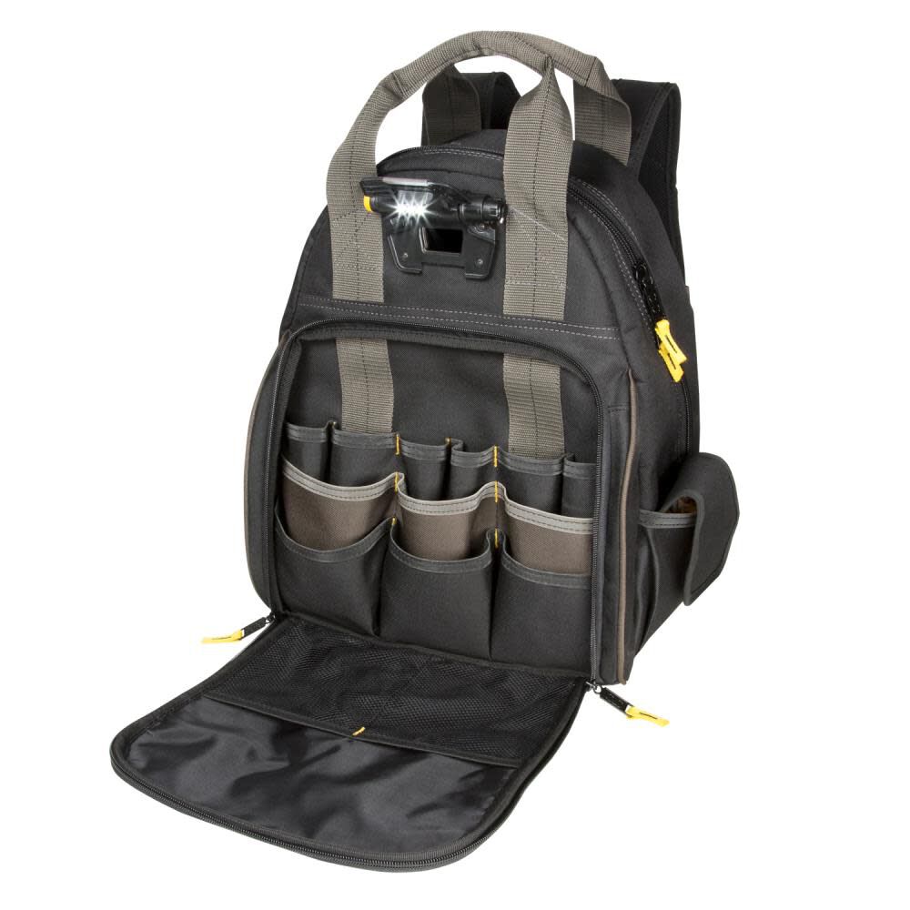 53 Pocket Lighted Tool Backpack L255