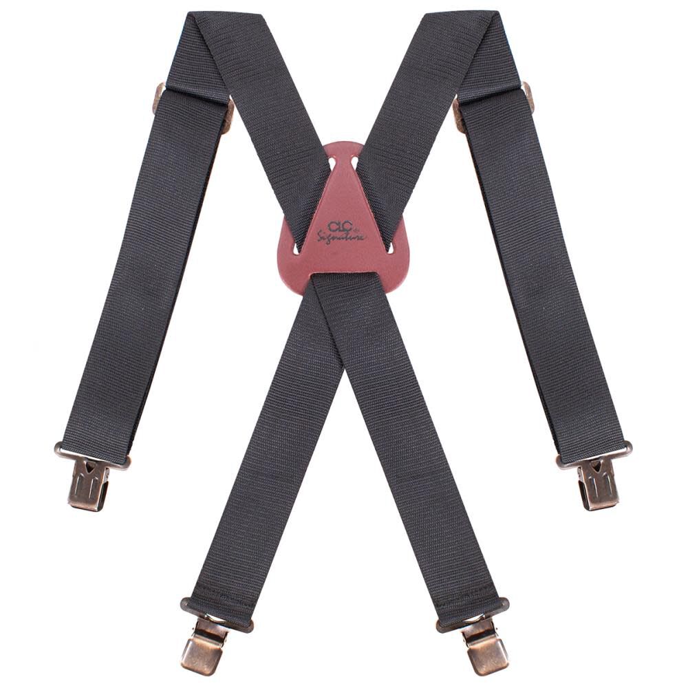 Black Nylon Work Suspenders 51110