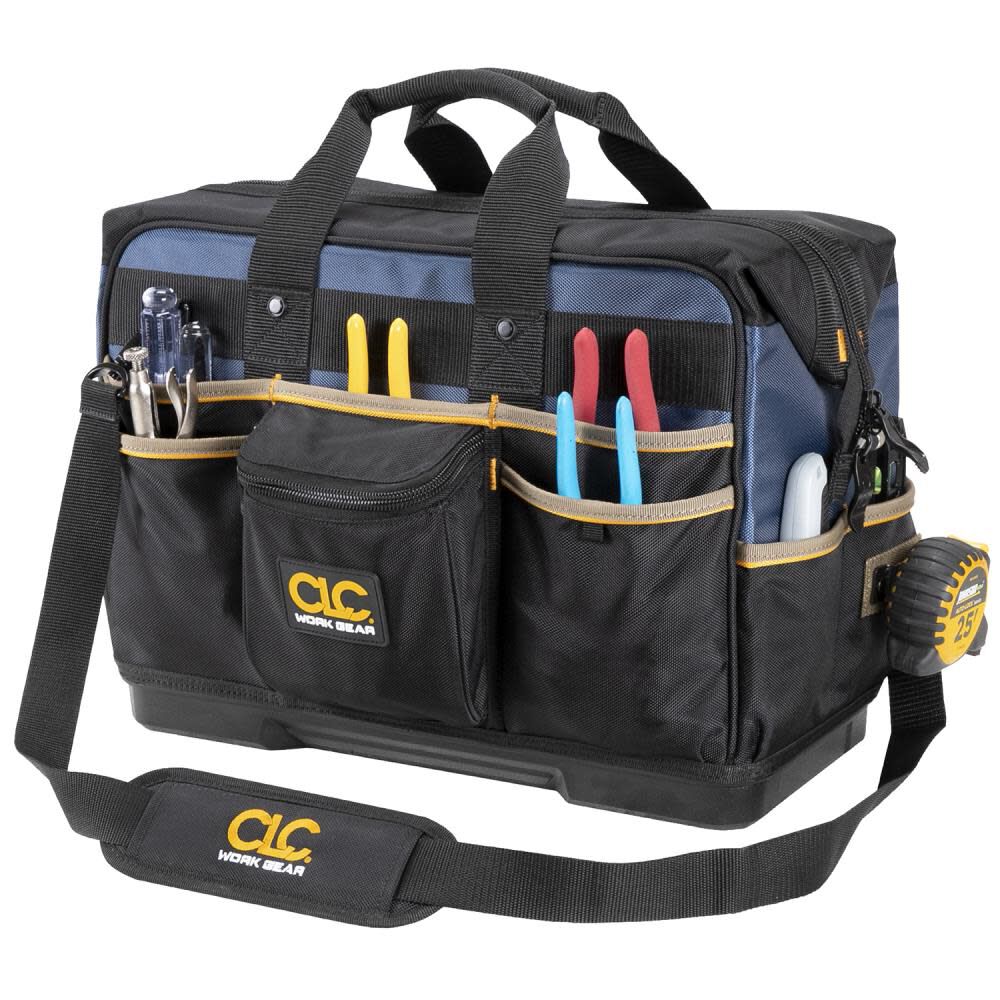 Contractor Tool Bag Molded Base Closed Top 19in PB1553