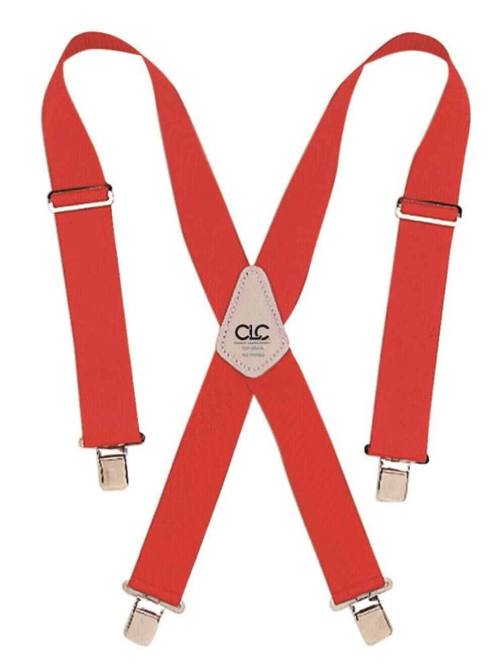 Heavy-Duty Work Suspenders - Red 110RED