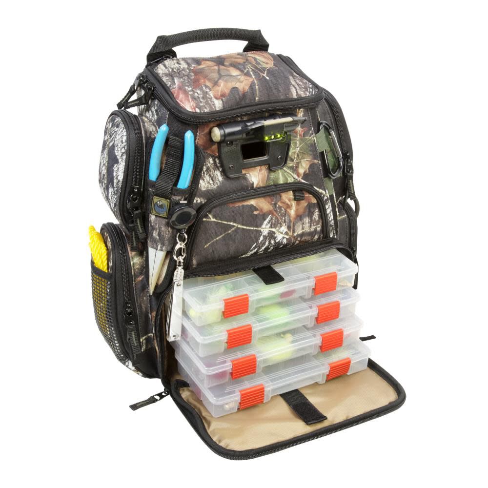 Tackle Tek Recon Lighted Compact Backpack Mossy Oak WCT503