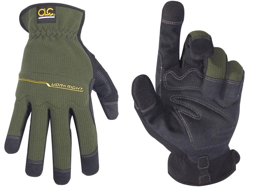 WorkRight OC Work Gloves Open Cuff Hi-Dexterity Medium 123M