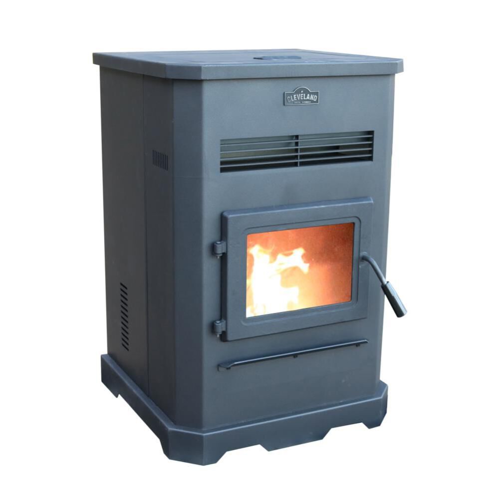 No.205 Large EPA Approved High-Efficiency Pellet Stove with Smart Home Technology Heats 2500 Sq Ft Area F500205