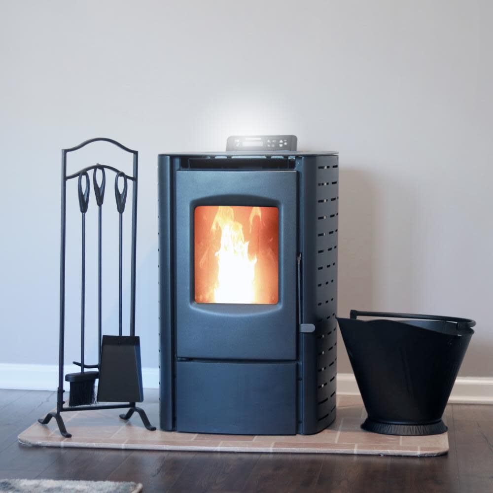 No.215 Mini EPA Approved High-Efficiency Pellet Stove with Smart Home Technology Heats 800 Sq Ft Area F500215