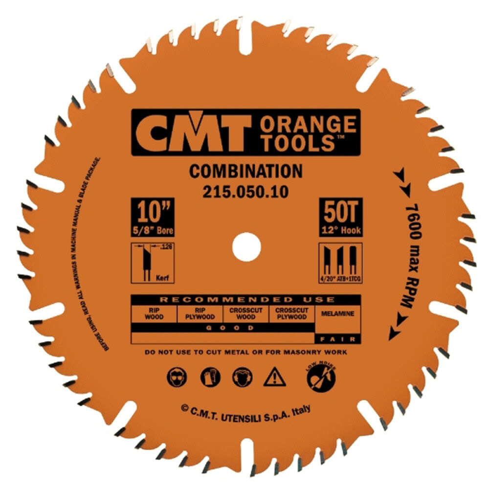 10 In x 50 x 5/8 In Industrial Combination Blade 215.050.10 – tools.com ...