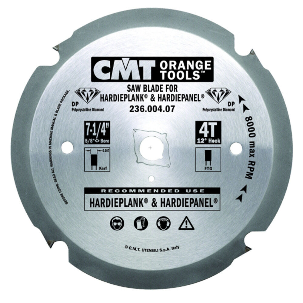 10 In x 6 x 5/8 In Diamond Saw Blades for Fiber Cement Products 236.006.10