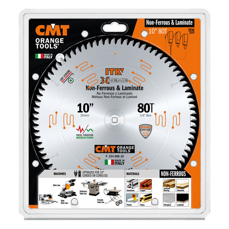 10in 80T Non-Ferrous Circular Saw Blade 254.080.10