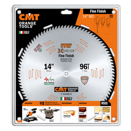 14in 96T Fine Finish Wood Circular Saw Blade 253.096.14