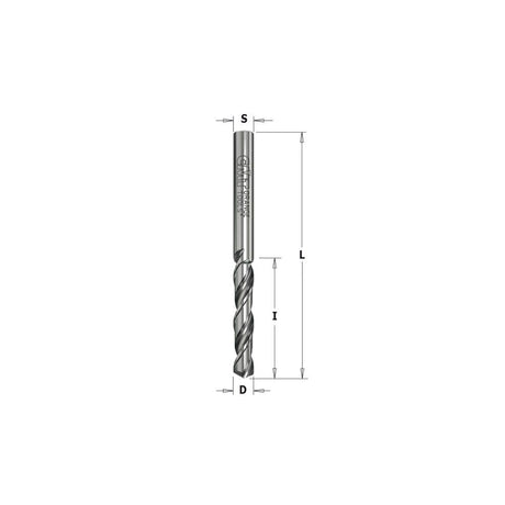 1/8in Two Flute Right Hand Twist Drill Bit 363.030.11