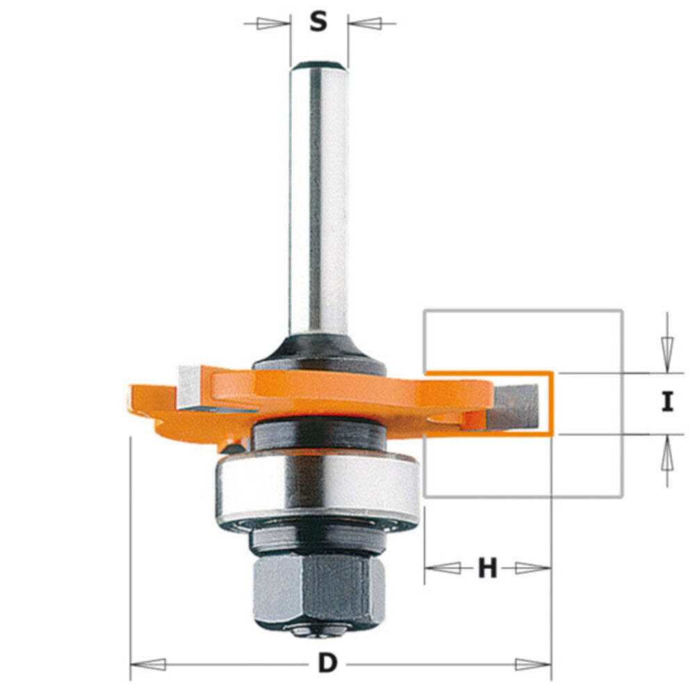 3-FLUTE Slot Cutter with O Arbor 822.332.11