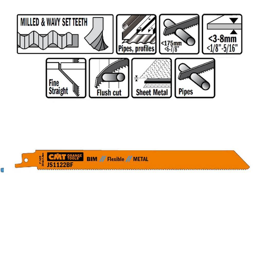 Bi Metal Recip Blade JS1122BF-5