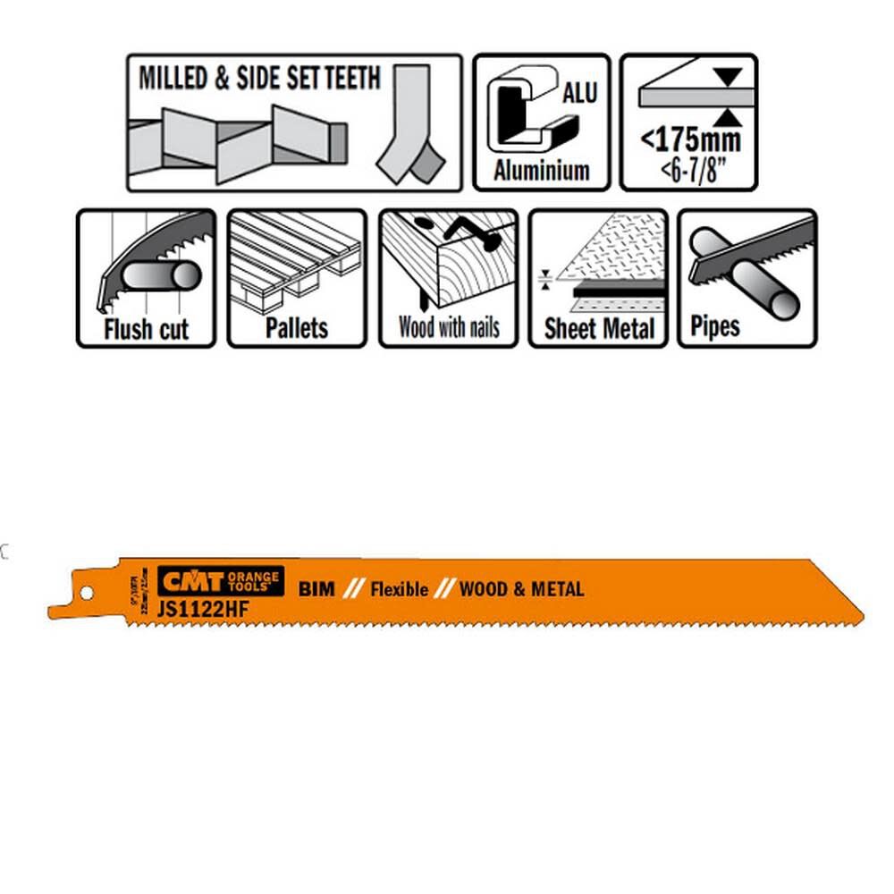 Bi Metal Recipe Blades JS1122HF-5