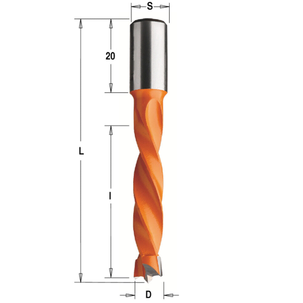 Dowel Drill 5 x 43 x 70 LH 309.050.12