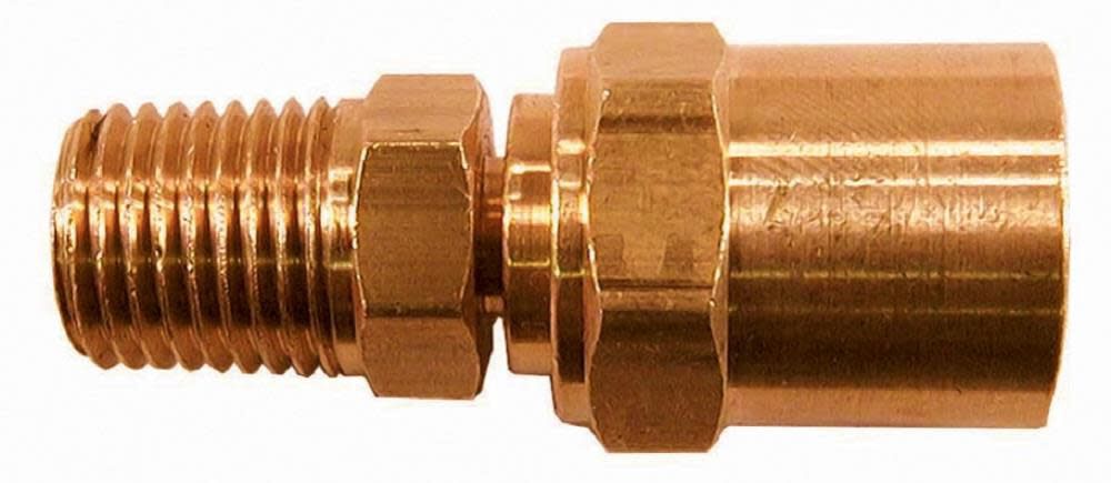 Reusable Male Rigid Brass Fitting RM061004