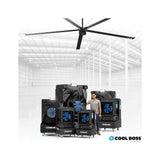 20 ft 208-230VAC 5A 50/60Hz Industrial Overhead Fan 5150237