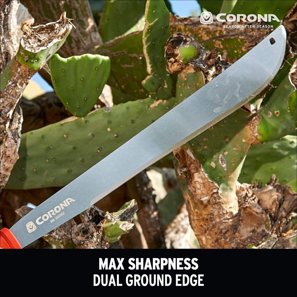 Machete 22in Tempered Steel with Ergonomic Handle MA 60062