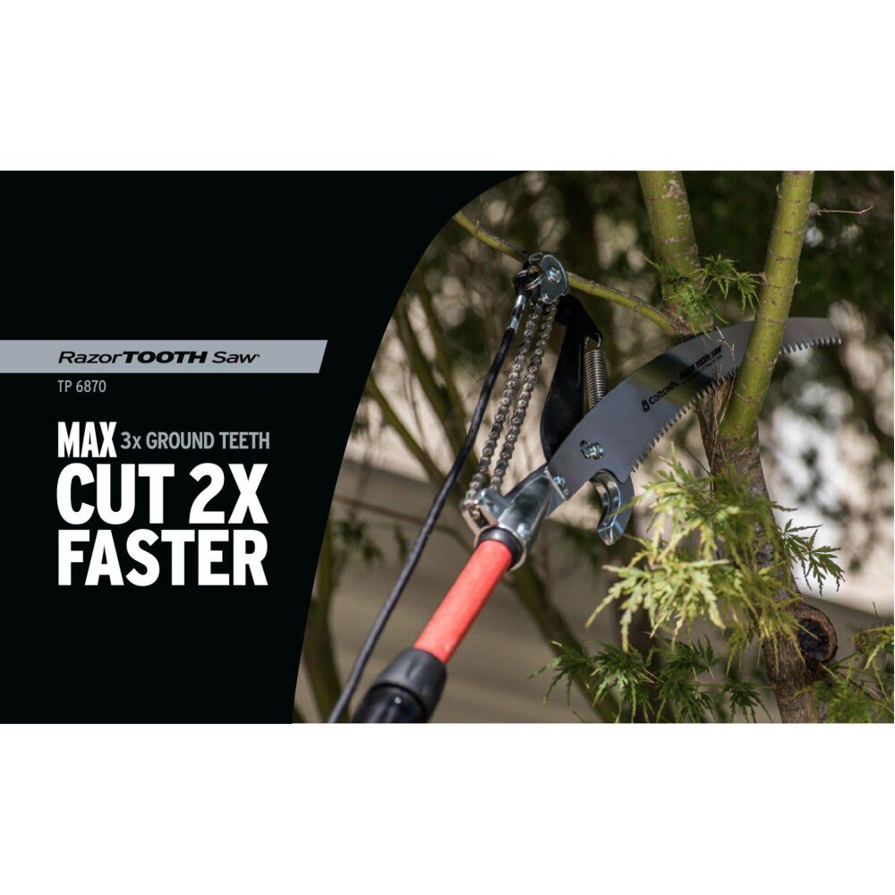 Tree Pruner 1 1/4in Steel Curved Dual Compound Action TP 6870