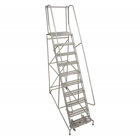 Series 1000 10 Step X 26in W A1 Tread Step Ladder with handrails 1010R2632A1