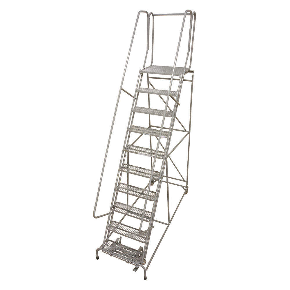 Series 1000 10 Step X 26in W A1 Tread Step Ladder with handrails 1010R2632A1