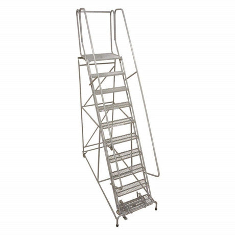 Series 1000 10 Step X 26in W A3 Tread Step Ladder w/handrails 1010R2632A3
