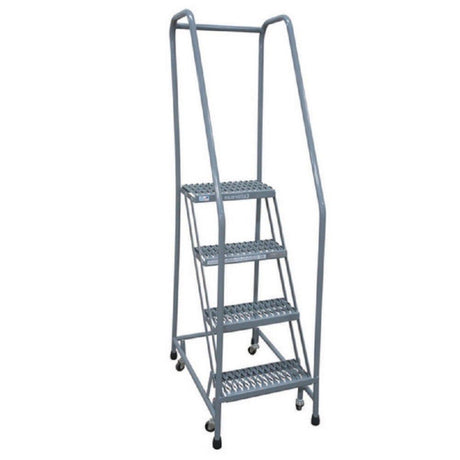 Series 1000 4 Step X 26in W A6 Tread Step Ladder w/handrails 1004R2630A6
