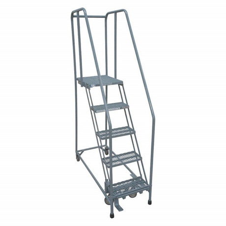 Series 1000 5 Step X 26in W A3 Tread Step Ladder w/handrails 1005R2630A3