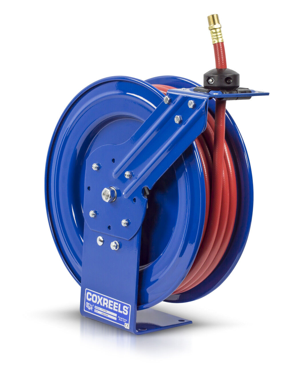 1/2 in x 50 ft Performance Spring Driven Hose Reel 300 PSI P-LP-450