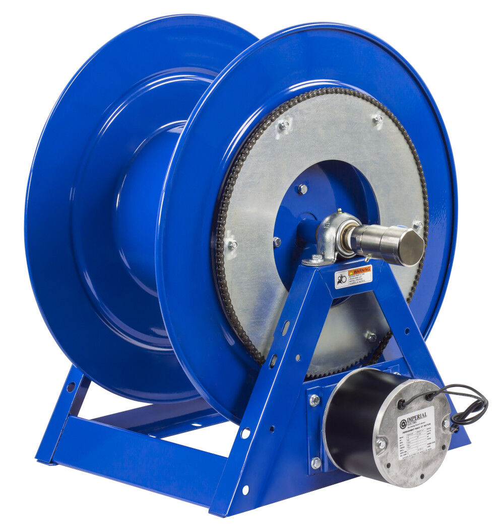 12V DC 1/3HP Motorized Hose Reel 1in x 200' 3000PSI No Hose 1175-6-200-E