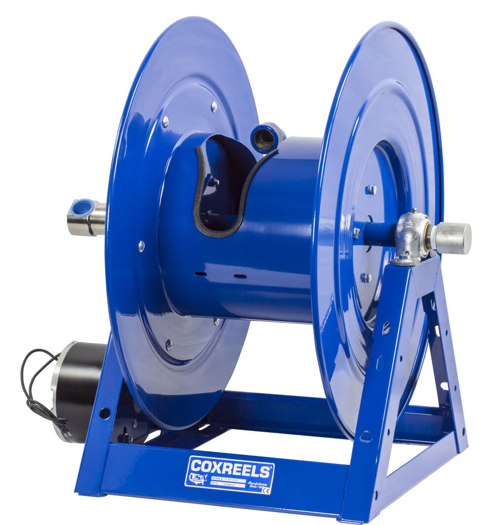 12V DC 1/3HP Motorized Hose Reel 1in x 200' 3000PSI No Hose 1175-6-200-E