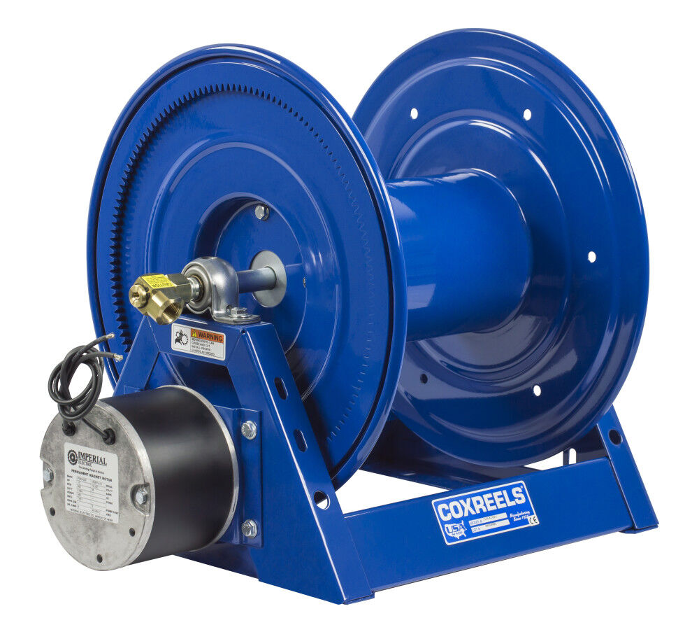 12V DC 1/3HP Motorized Hose Reel 3/4in x 200' No Hose 1125-5-200-E