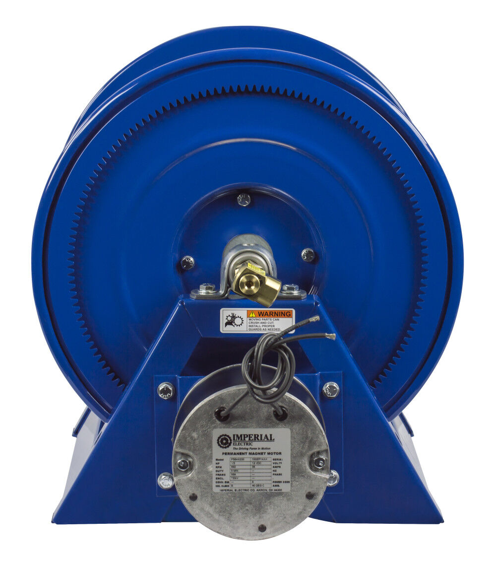 12V DC 1/3HP Motorized Hose Reel 3/4in x 200' No Hose 1125-5-200-E