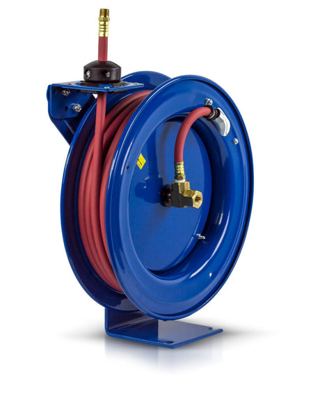 3/8 in x 50 ft Performance Spring Driven Hose Reel 300PSI P-LP-350