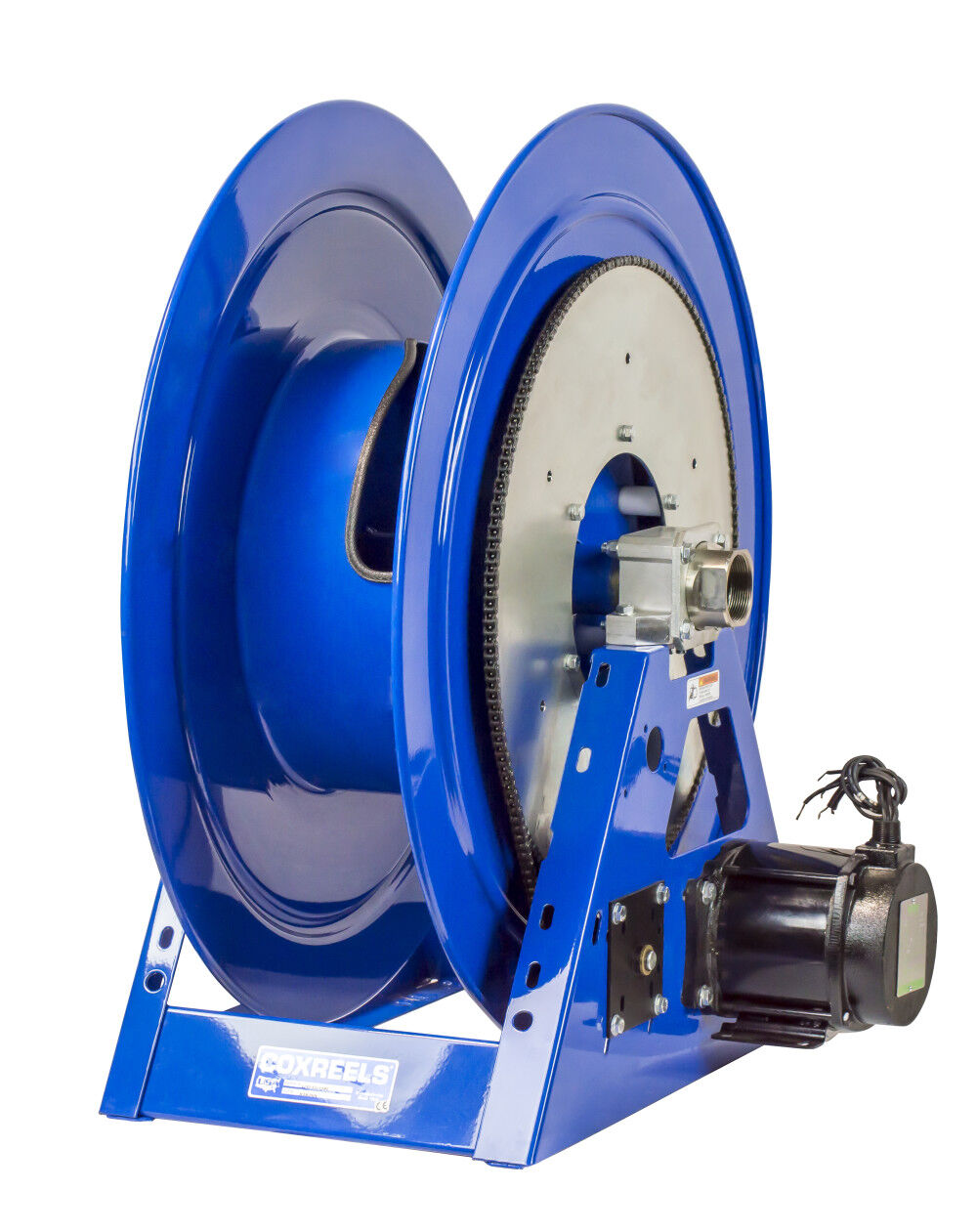 Hose Reel 12V DC 1/2HP Motorized 2in x 125' 1000PSI No Hose 1195-3228-EDV3