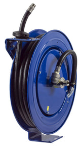 Hose Reel DEF Heavy Duty Spring Rewind 3/4in ID 25' DEF Hose Low Pressure 300 PSI SH-N-525-DF-BBX