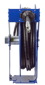 Hose Reel Dual Hydraulic Hose Spring Rewind for Hydraulic Oil 1/2in ID 50' Hose 2500 PSI TDMP-N-450