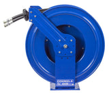 Hose Reel Dual Hydraulic Hose Spring Rewind for Hydraulic Oil 1/2in ID 50' Hose 2500 PSI TDMP-N-450