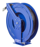 Hose Reel Dual Hydraulic Hose Spring Rewind for Hydraulic Oil 1/2in ID 50' Hose 2500 PSI TDMP-N-450